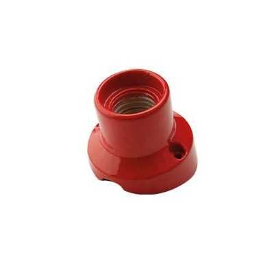 Lampe inclinée avec socle porcelaine pour murs E27