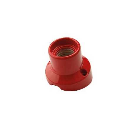 Lampe inclinée avec socle porcelaine pour murs E27