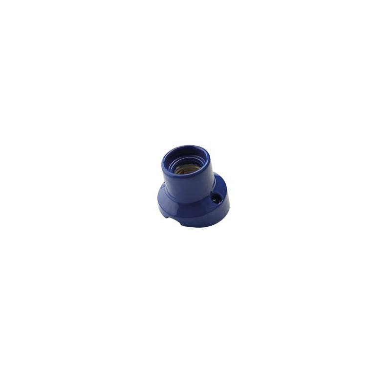 Lampe inclinée avec socle porcelaine pour murs E27