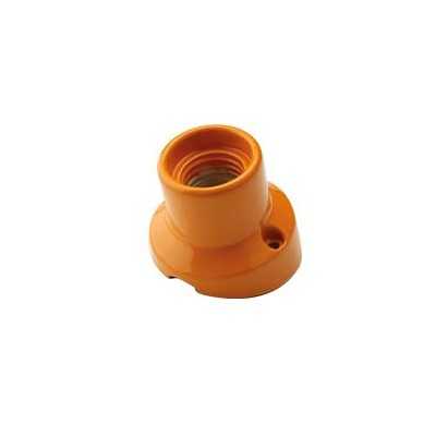 Lampe inclinée avec socle porcelaine pour murs E27
