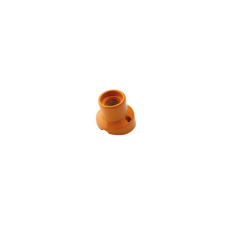 Lampe inclinée avec socle porcelaine pour murs E27