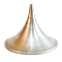 Cloche en métal en aluminium de 240mm de hauteur x 320mm de diamètre