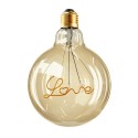 Ampoule LED filament LOVE 4W chaude 130lm