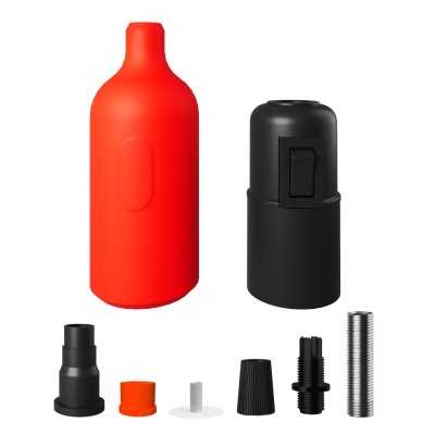 Douille décorative en silicone avec interrupteur