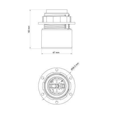 Douille externe E27 pour abat-jour