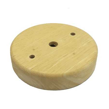 Support en bois diamètre 100 mm x 20 mm un trou