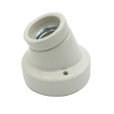 Douille E27 inclinée en porcelaine