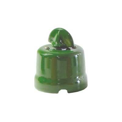 Interrupteur en porcelaine avec bouton rotatif