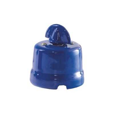 Interrupteur en porcelaine avec bouton rotatif
