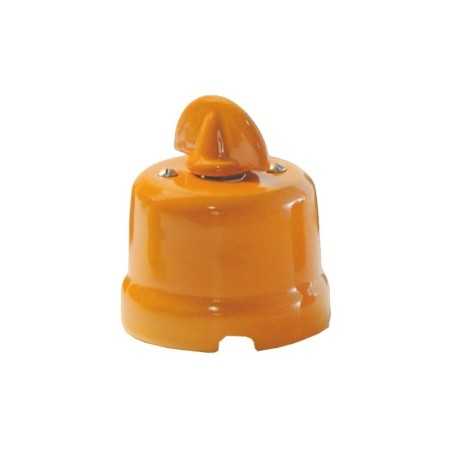 Interrupteur en porcelaine avec bouton rotatif