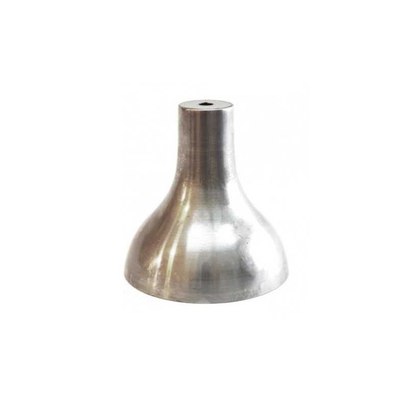 Cloche en fer brut de 140 mm de hauteur x 125 mm de diamètre