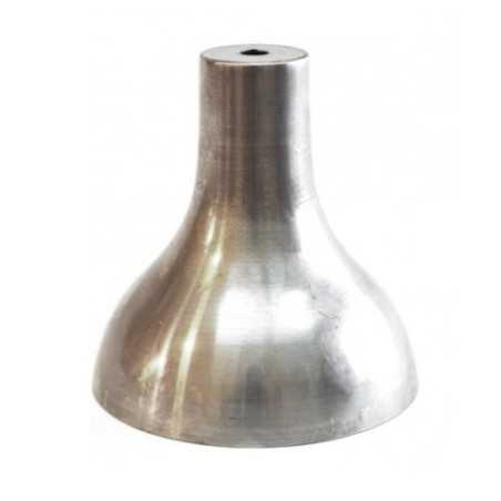 Cloche en fer brut de 140 mm de hauteur x 125 mm de diamètre