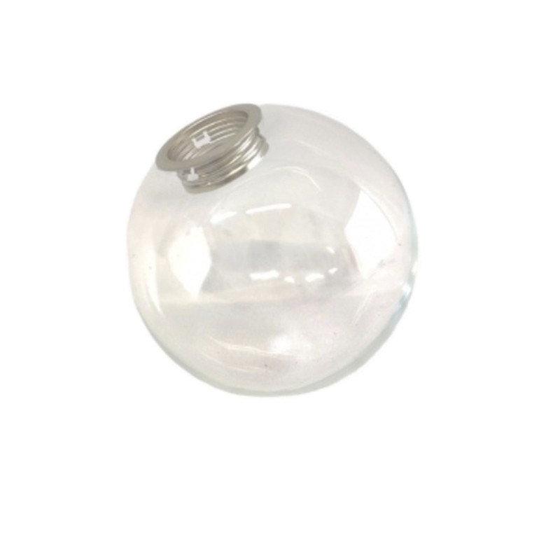 Globe en verre transparent avec entrée filetée E14-G9