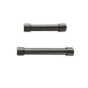 Tube noir de 10 mm de diamètre avec des extrémités filetées R10/100