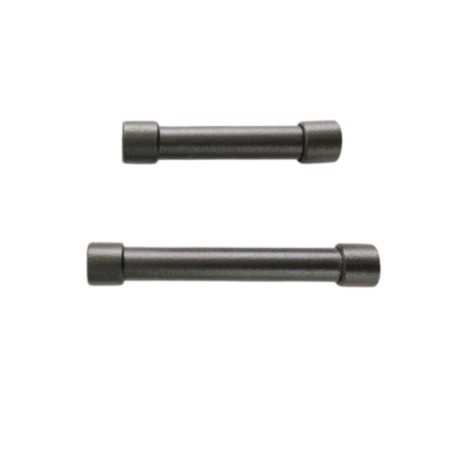 Tube noir de 10 mm de diamètre avec des extrémités filetées R10/100