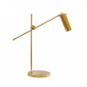 Lampe de table en laiton à bras articulé