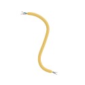 Tube flexible recouvert de tissu couleur jaune