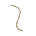 Tube flexible recouvert de tissu couleur lin