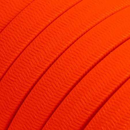 Câble guirlande extérieur plat couleur orange fluor