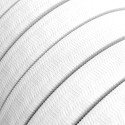 Câble guirlande extérieur plat couleur blanc