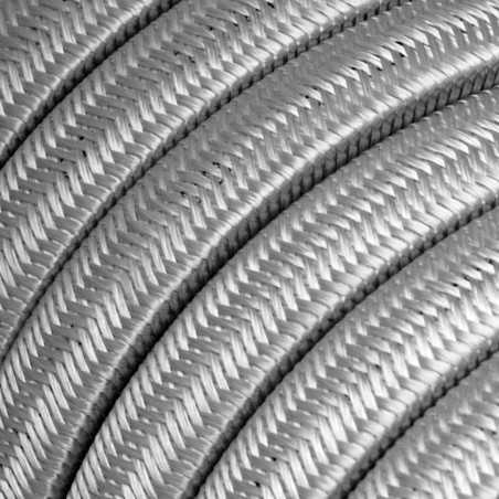 Câble guirlande extérieur plat couleur argent