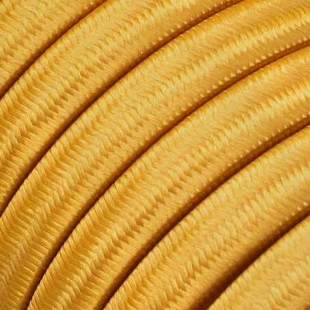 Câble guirlande extérieur plat couleur dorée