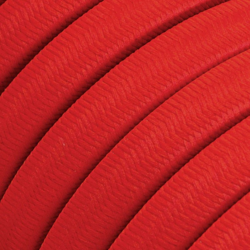 Câble guirlande extérieur plat couleur rouge