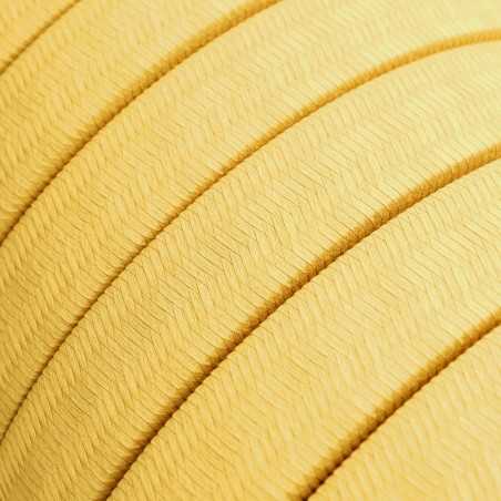 Câble guirlande extérieur plat couleur jaune