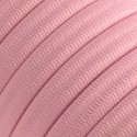 Câble guirlande extérieur plat couleur rose