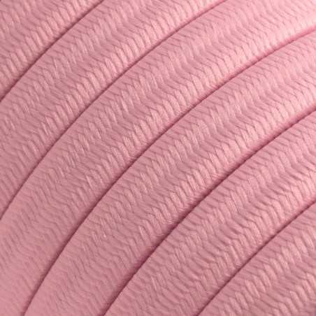 Câble guirlande extérieur plat couleur rose