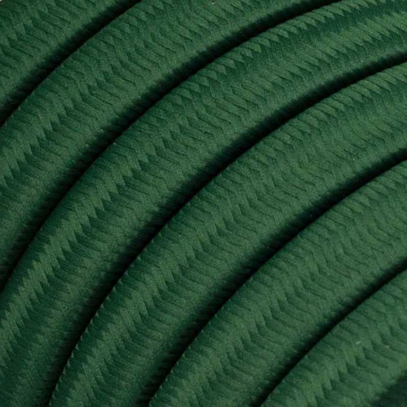 Câble guirlande extérieur plat couleur vert foncé