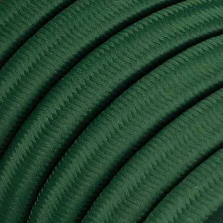 Câble guirlande extérieur plat couleur vert foncé