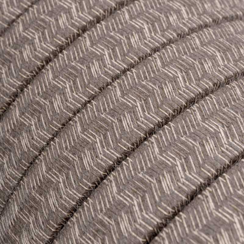 Câble guirlande extérieur plat lin marron