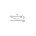 Appliquer du plâtre 320 mm x 60 mm x 115 mm double sortie
