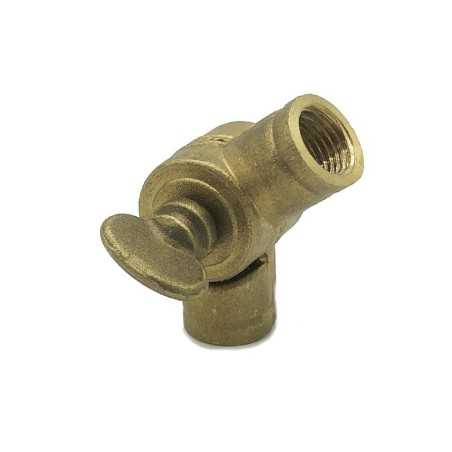 Rotule articulée finition laitonée et 42mm de haut