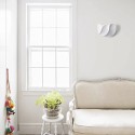 Applique moderniste en plâtre 270mm x 180mm x 130mm