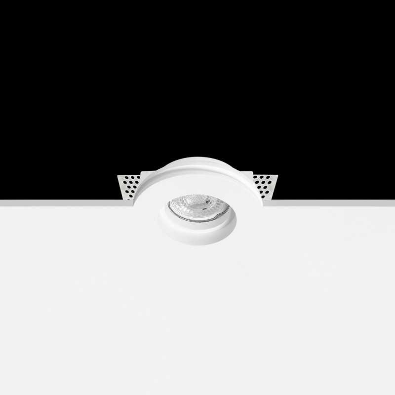 Spot en plâtre GU10 de 58 mm de diamètre et 85 mm de hauteur