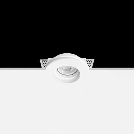 Spot en plâtre GU10 de 58 mm de diamètre et 85 mm de hauteur
