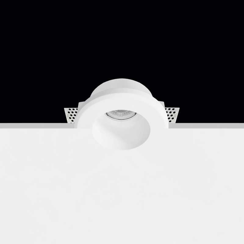 Spot en plâtre GU10 de 70 mm de diamètre et 112 mm de hauteur