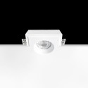 Spot en plâtre GU10 de 65 mm de diamètre et 80 mm de hauteur