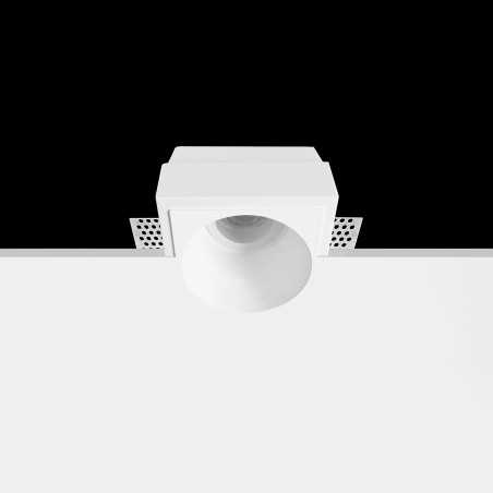 Spot en plâtre GU10 de 87 mm de diamètre et 135 mm de hauteur