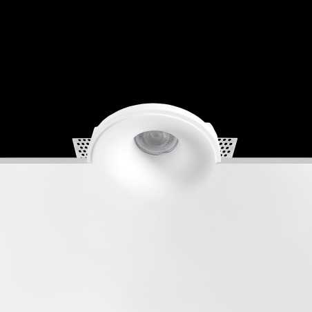 Spot en plâtre GU10 de 85 mm de diamètre et 110 mm de hauteur