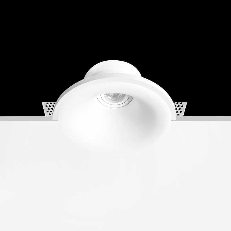 Spot en plâtre GU10 de 85 mm de diamètre et 110 mm de hauteur