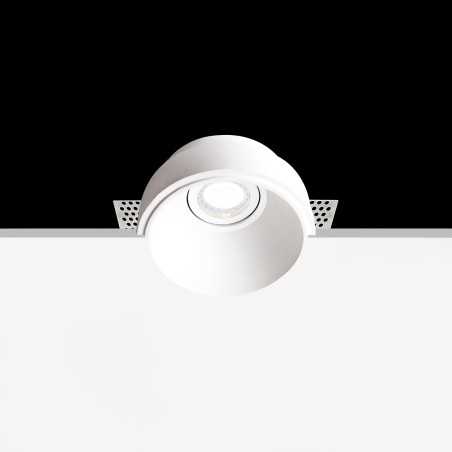 Spot en plâtre GU10 de 85 mm de diamètre et 110 mm de hauteur