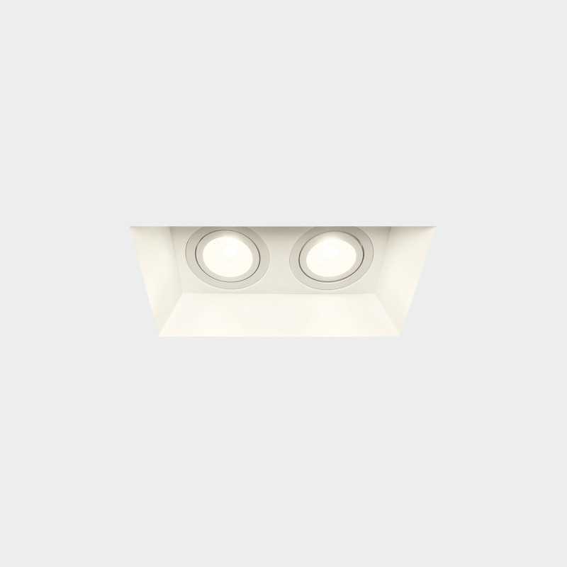 Spot double en plâtre 210mm x 110mm x 110mm haut