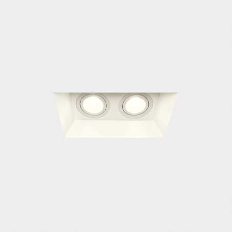 Spot double en plâtre 210mm x 110mm x 110mm haut