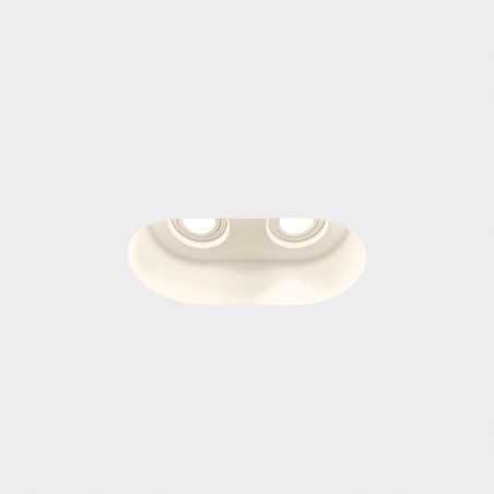 Spot double en plâtre 255mm x 135mm x 135mm haut