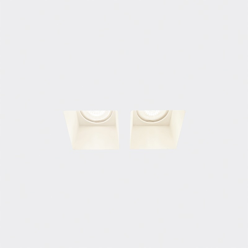 Spot double en plâtre 160mm x 70mm x 110mm haut