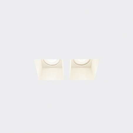 Spot double en plâtre 160mm x 70mm x 110mm haut
