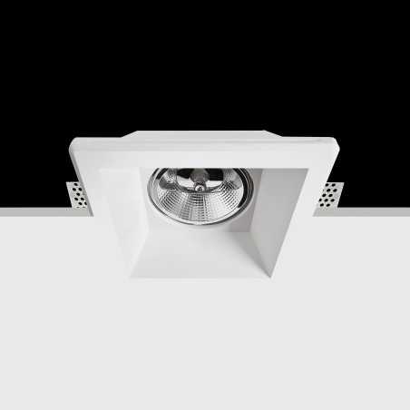 Spot en plâtre 120mm x 120mm x 132mm haut pour AR111